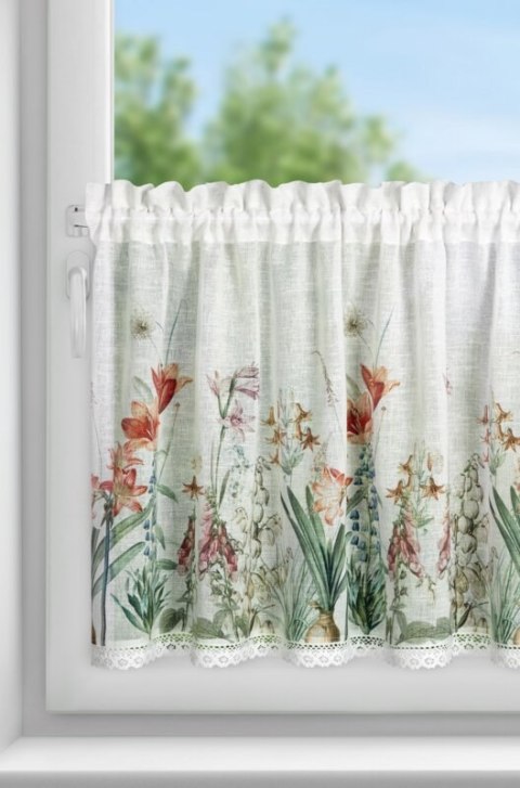 FIRANA GOTOWA NEMEZJA NA TAŚMIE 150 X 60 CM BIAŁY