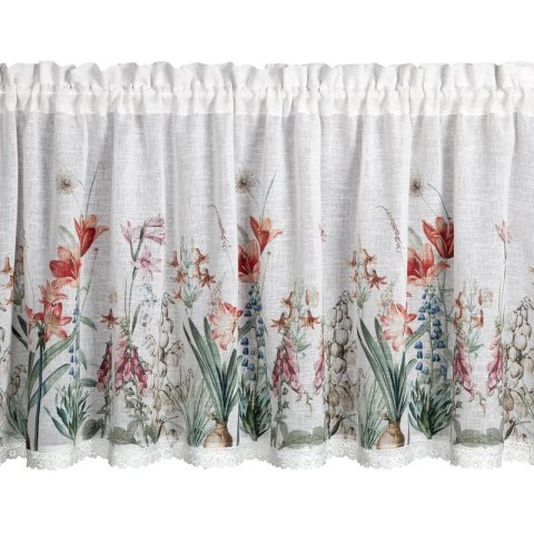 FIRANA GOTOWA NEMEZJA NA TAŚMIE 150 X 60 CM BIAŁY