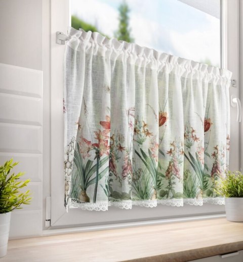 FIRANA GOTOWA NEMEZJA NA TAŚMIE 150 X 60 CM BIAŁY