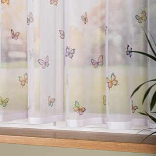 MOTYLKI Firanka żakardowa 023426, wysokość 160cm, kolor 001 biały D00310/000/001/000160/1