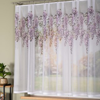 WISTERIA Firanka żakardowa 023426, wysokość 150cm, kolor 001 biały D00309/000/001/000150/1