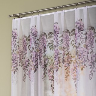 WISTERIA Firanka żakardowa 023426, wysokość 160cm, kolor 001 biały D00309/000/001/000160/1