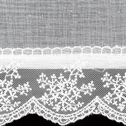 FIRANA GOTOWA SUZAN NA SZELKACH 150 X 40 CM BIAŁY