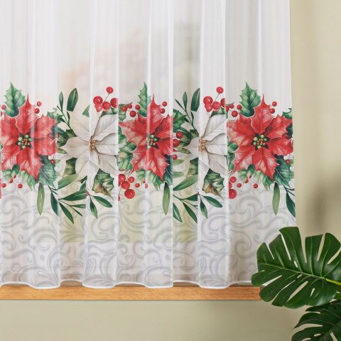 GWIAZDA BETLEJEMSKA Firanka z ołowianką WOAL, wysokość 157cm, kolor 001 biały DBN343/WOA/001/000157/1