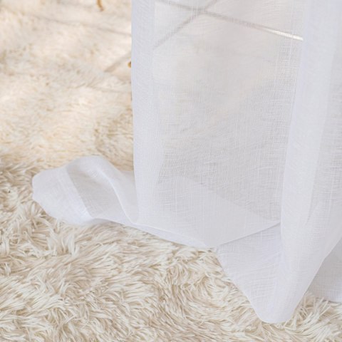 NALA Firana gotowa na przelotkach, szerokość 500cm x wysokość 250cm, kolor 001 biała 002022/ZGP/001/500250/1