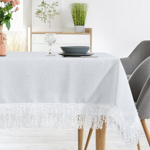 OBRUS JASPER 140 X 220 CM BIAŁY