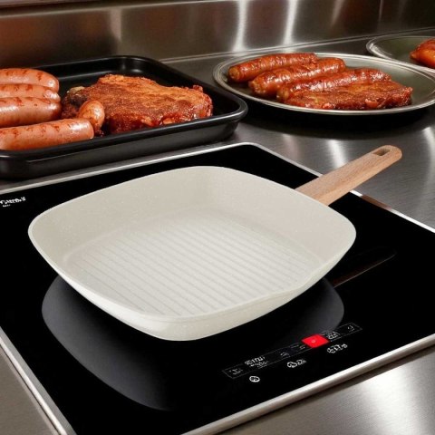 PATELNIA MARMURKOWA GRILLOWA 28cm BERGNER BG-34743 NATURALLY