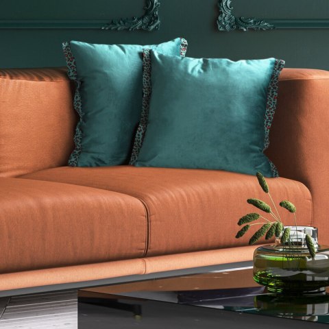 POSZEWKA EMA 45 X 45 CM CIEMNOTURKUSOWY