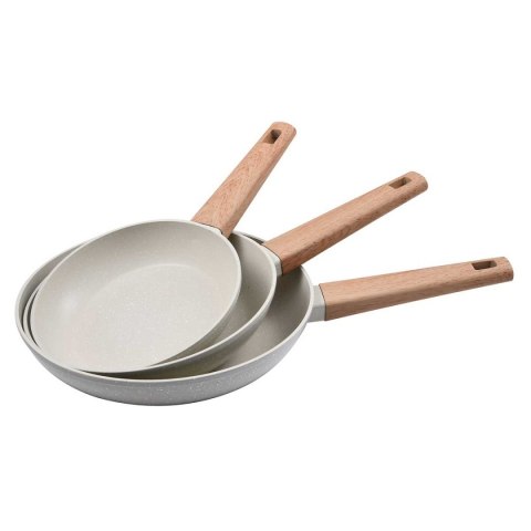 ZESTAW 3 PATELNI MARMURKOWYCH BERGNER BG-34741 NATURALLY