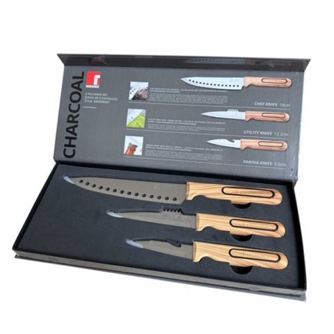 ZESTAW NOŻY KUCHENNYCH BERGNER BG-39420 CHARCOAL