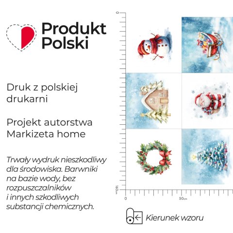 BAJKOWE ŚWIĘTA Panele poszewek MILAS, szerokość 150cm wysokość 100, kolor 001 DBN330/MIL/001/165000/1