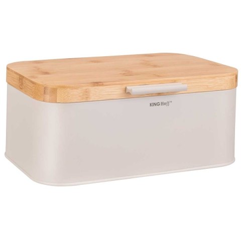 CHLEBAK STALOWY Z BABUSOWĄ POKRYWĄ KINGHOFF KH-1928