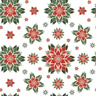 FOLK,GWIAZDA BETLEJEMSKA Tkanina dekoracyjna NINA WODOODPORNA, 160cm, kolor 001 biały DBN341/NIW/001/160000/1