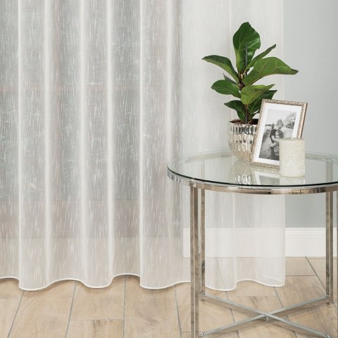 Firanka fantazyjna z ołowianką, wysokość 300cm, kolor 012 kremowy 003579/OLO/012/000300/1