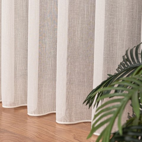 Firanka fantazyjna z ołowianką, wysokość 300cm, kolor 012 kremowy 015597/OLO/012/000300/1