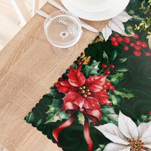 GWIAZDA BETLEJEMSKA Tkanina dekoracyjna NINA WODOODPORNA, 160cm, kolor 002 zielony DBN343/NIW/002/160000/1