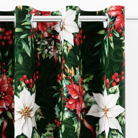 GWIAZDA BETLEJEMSKA Tkanina dekoracyjna NINA WODOODPORNA, 160cm, kolor 002 zielony DBN343/NIW/002/160000/1