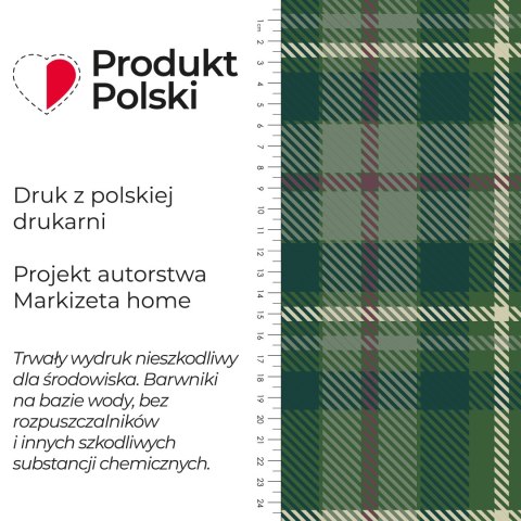 KRATA JAMILA Tkanina dekoracyjna NINA WODOODPORNA, 160cm, kolor 002 zielony DBN348/NIW/002/160000/1