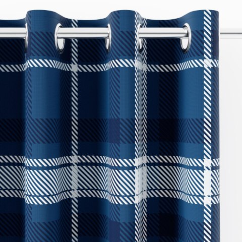 KRATA KADENA Tkanina dekoracyjna NINA WODOODPORNA, 160cm, kolor 007 granatowy DBN349/NIW/007/160000/1