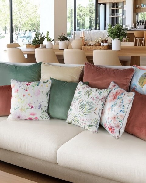 POSZEWKA VELVET 149 45 X 45 CM BIAŁY