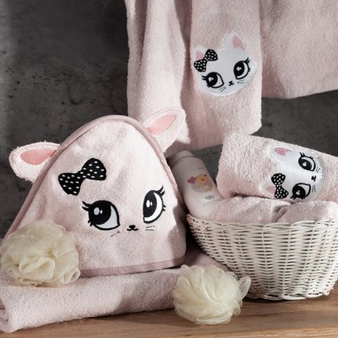 RĘCZNIK DZIECIĘCY BABY72 50 X 90 CM RÓŻOWY