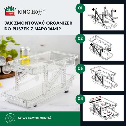 REGULOWANY ORGANIZER GRAWITACYJNY NA PUSZKI KINGHOFF KH-1944