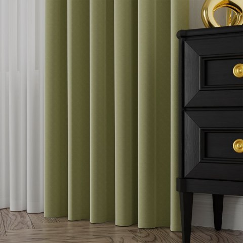 SERINA Tkanina dekoracyjna, wysokość 300cm, kolor 011 jasny szarozielony 318744/TDP/011/000300/1