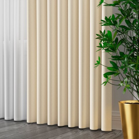 SERINA Tkanina dekoracyjna, wysokość 300cm, kolor 017 ecru 318744/TDP/017/000300/1