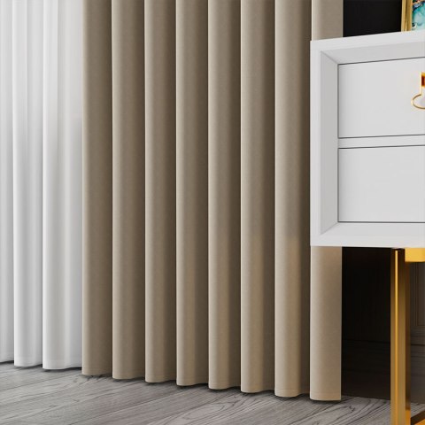 SERINA Tkanina dekoracyjna, wysokość 300cm, kolor 024 chłodny jasny beżowy 318744/TDP/024/000300/1