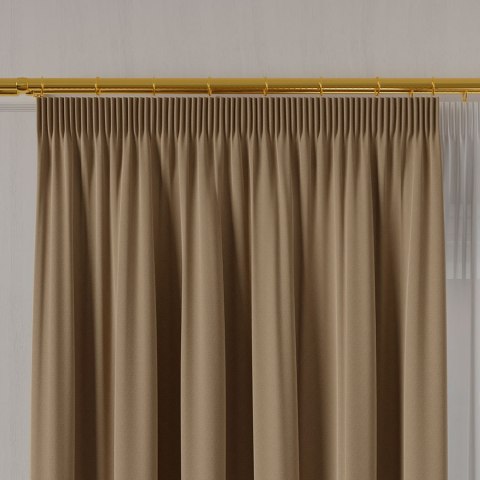 SERINA Tkanina dekoracyjna, wysokość 300cm, kolor 025 ciemny beżowy 318744/TDP/025/000300/1