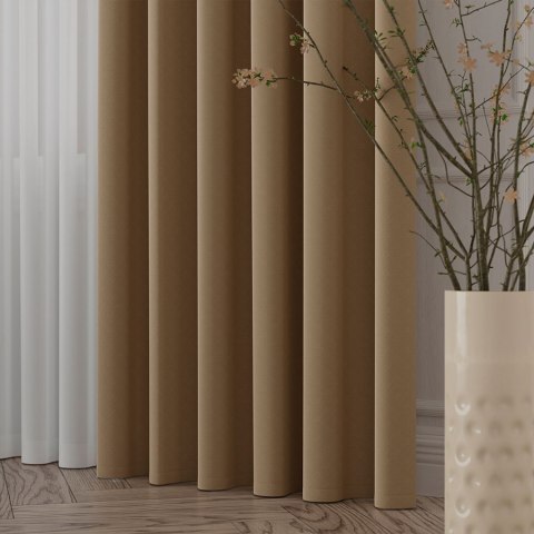 SERINA Tkanina dekoracyjna, wysokość 300cm, kolor 025 ciemny beżowy 318744/TDP/025/000300/1