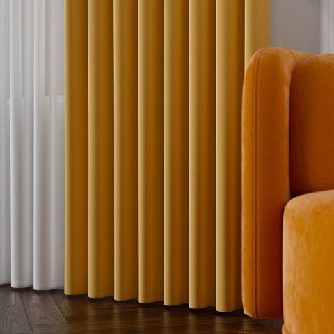 SERINA Tkanina dekoracyjna, wysokość 300cm, kolor 033 szafranowy 318744/TDP/033/000300/1