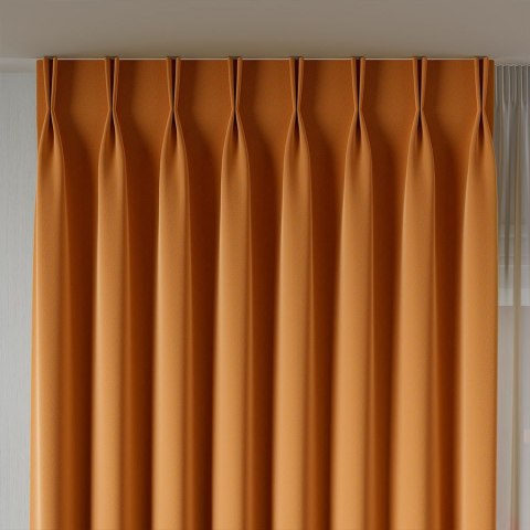 SERINA Tkanina dekoracyjna, wysokość 300cm, kolor 035 pomarańczowy 318744/TDP/035/000300/1