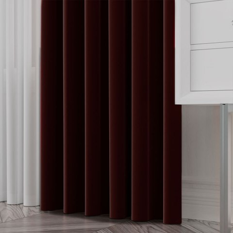 SERINA Tkanina dekoracyjna, wysokość 300cm, kolor 037 brązowoczerwony 318744/TDP/037/000300/1