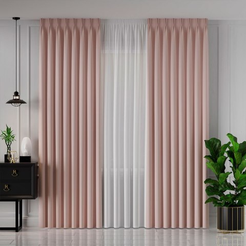 SERINA Tkanina dekoracyjna, wysokość 300cm, kolor 044 pudrowy róż 318744/TDP/044/000300/1