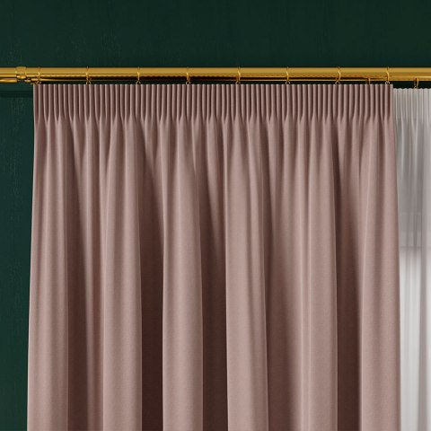 SERINA Tkanina dekoracyjna, wysokość 300cm, kolor 046 ciemny pastelowy łososiowy 318744/TDP/046/000300/1