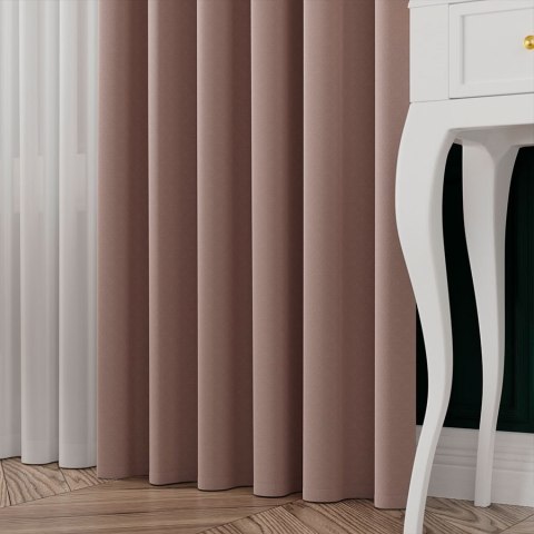 SERINA Tkanina dekoracyjna, wysokość 300cm, kolor 046 ciemny pastelowy łososiowy 318744/TDP/046/000300/1