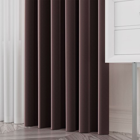 SERINA Tkanina dekoracyjna, wysokość 300cm, kolor 049 fioletowobeżowy 318744/TDP/049/000300/1