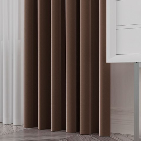 SERINA Tkanina dekoracyjna, wysokość 300cm, kolor 050 jasny ciepły brązowy 318744/TDP/050/000300/1