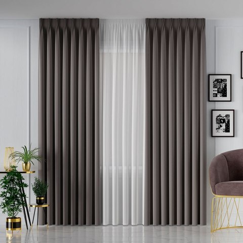 SERINA Tkanina dekoracyjna, wysokość 300cm, kolor 054 chłodny szarobeżowy 318744/TDP/054/000300/1