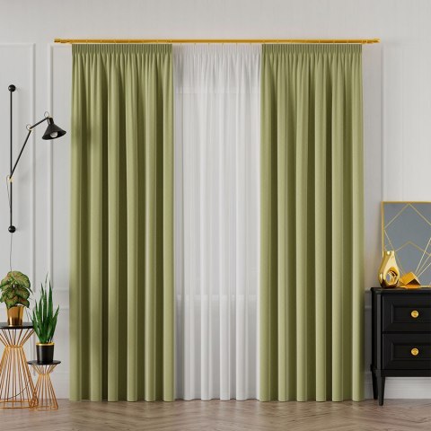 SERINA Tkanina dekoracyjna, wysokość 300cm, kolor 059 limonkowy 318744/TDP/059/000300/1