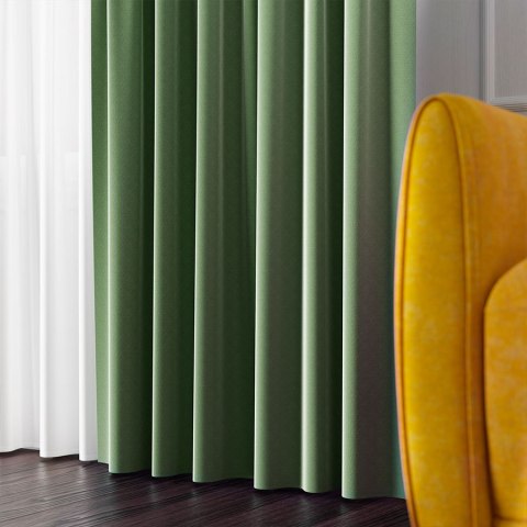 SERINA Tkanina dekoracyjna, wysokość 300cm, kolor 063 ciepły zielony 318744/TDP/063/000300/1
