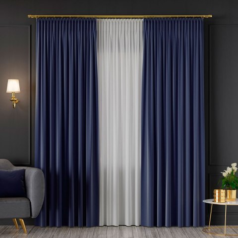 SERINA Tkanina dekoracyjna, wysokość 300cm, kolor 071 jeans 318744/TDP/071/000300/1