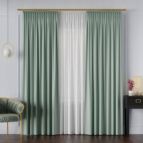 SERINA Tkanina dekoracyjna, wysokość 300cm, kolor 078 pastelowy miętowy 318744/TDP/078/000300/1