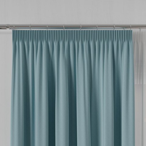 SERINA Tkanina dekoracyjna, wysokość 300cm, kolor 081 ciepły niebieski 318744/TDP/081/000300/1