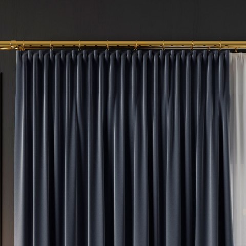 SERINA Tkanina dekoracyjna, wysokość 300cm, kolor 084 ciemny popielaty 318744/TDP/084/000300/1