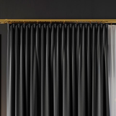 SERINA Tkanina dekoracyjna, wysokość 300cm, kolor 087 ciepły grafitowy 318744/TDP/087/000300/1