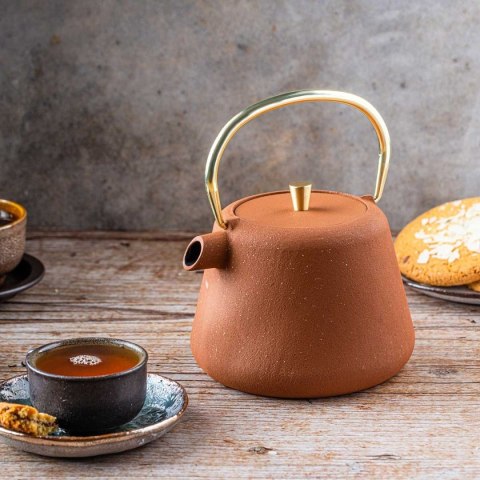 ZAPARZACZ ŻELIWNY IMBRYK 1L Z FILTREM KINGHOFF KH-1934