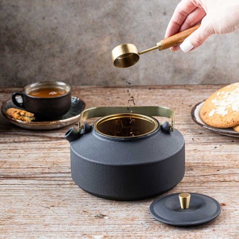 ZAPARZACZ ŻELIWNY IMBRYK 1L Z FILTREM KINGHOFF KH-1935