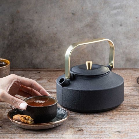 ZAPARZACZ ŻELIWNY IMBRYK 1L Z FILTREM KINGHOFF KH-1935